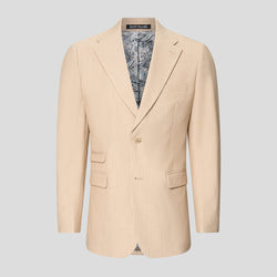 PRESTIGE sand blazer med nålestriber