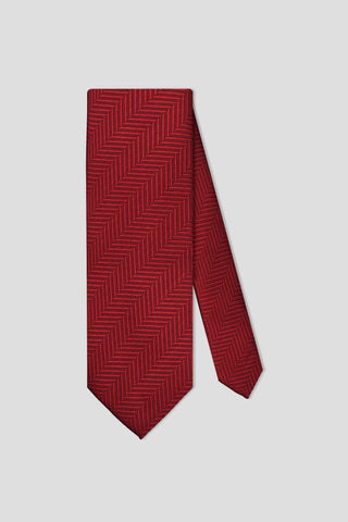 Rødt sildeben slips