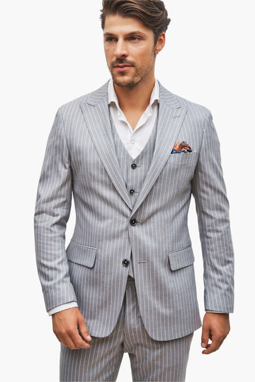 Havana light grey three-piece suit | 3250.00 kr | Suit Club