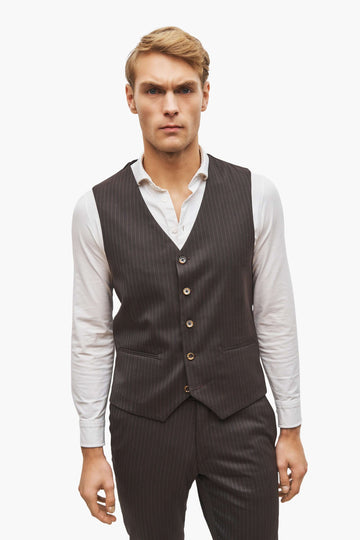 London brown vest | 999.00 kr | Suit Club