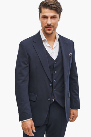 Copenhagen navy three-piece suit | 3250.00 kr | Suit Club