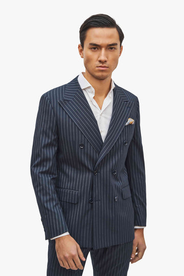 Orlando blue doublebreasted two-piece suit | 2750.00 kr | Suit Club